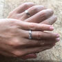 Tapered Wishbone Wedding Ring, thumbnail 2 of 10
