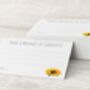 Sunflower Funeral Memory Cards, thumbnail 2 of 3