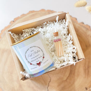 Our First Christmas Engaged Candle Gift, 6 of 10