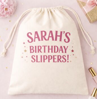 'F**K Off' Pink Fleece Slippers, 3 of 4