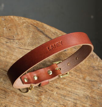 Personalised Leather Dog Collar, 7 of 12