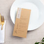 Simple Elegance Menus With Optional Place Cards, thumbnail 4 of 4