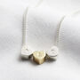 Personalised Mixed Sterling Silver Heart Beads Necklace, thumbnail 3 of 7