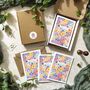 Ditsy Flower Garden A6 Folded Note Cards And Envelopes, thumbnail 3 of 6