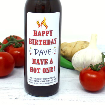 'Happy Birthday' Personalised Chilli Sauce Gift Set, 2 of 9