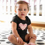 Daddy Will You Be Mummy’s Valentine Baby Grow, thumbnail 4 of 5