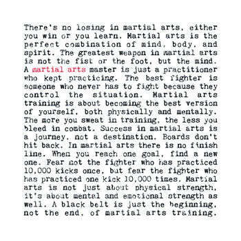 Martial Arts Inspiring Quotes A5 Unframed Print, 2 of 6