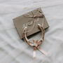 Clear Quartz Personalised Lucky Wedding Horseshoe Gift, thumbnail 1 of 4