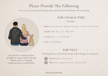 Personalised Couple And Pet Acrylic Plaque, 12 of 12