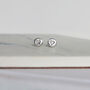 Heart Stamped Studs, thumbnail 4 of 5