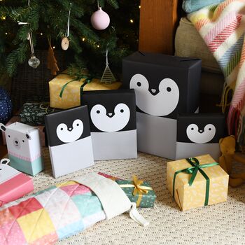 Penguin Family Recyclable Wrapping Paper Kit, 5 of 11