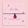 Love Bug Valentines Day Bracelet, thumbnail 1 of 7