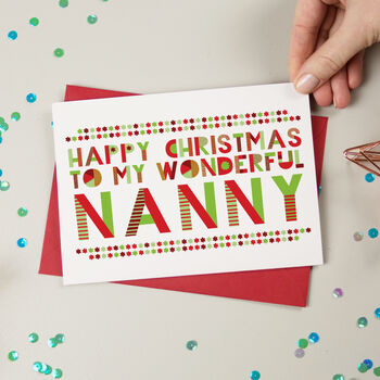 Wonderful Granny/Nanny/Gran/Nan Christmas Card, 6 of 6