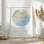 The Place We Met Personalised Map Print Couples Valentines Gift, thumbnail 3 of 11