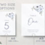 Blue Wedding Table Numbers, thumbnail 2 of 4
