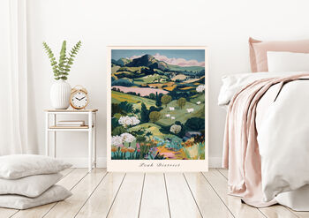 The Peak District Landscape Art Print, 2 of 5
