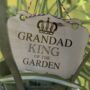 Personalised King Of The Garden Metal Crown, thumbnail 3 of 5