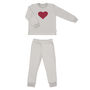 Childrens Organic Pyjama Heart Print, thumbnail 5 of 5
