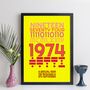 Personalised 50th Birthday Print With Message Gift, thumbnail 9 of 10