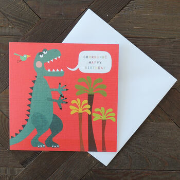 Dinosaur Birthday Card Pack, 3 of 6
