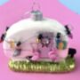 Mint Green Caravan With Tree Bauble, thumbnail 3 of 3