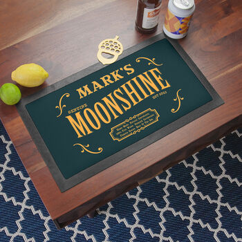 Personalised Moonshine Bar Mat, 3 of 5