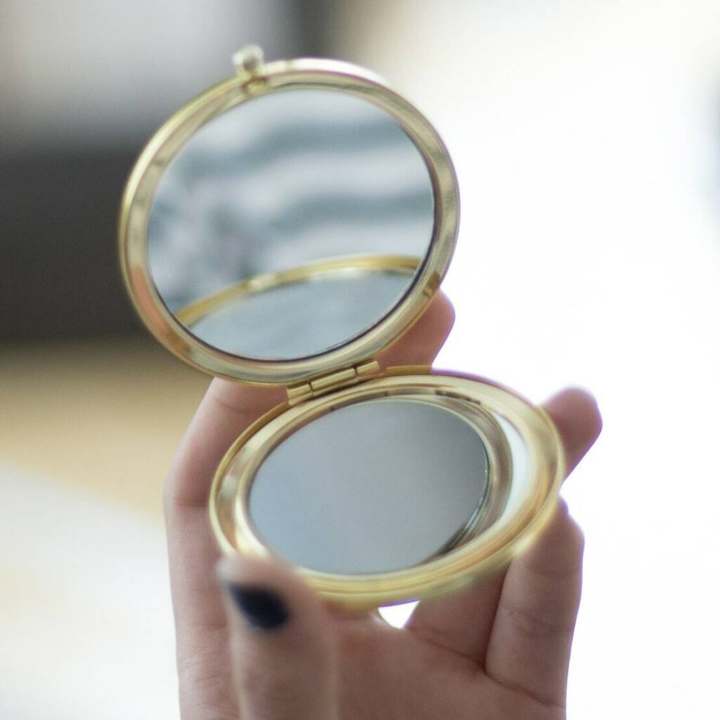 ladies compact mirror by atlantic folk