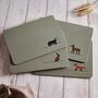 Woodland Collection Placemats, Mixed Set Of Four, thumbnail 1 of 9