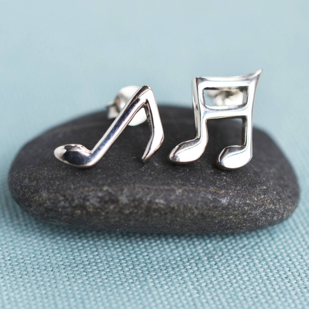 Personalised Sterling Silver Music Note Necklace By Lily Charmed