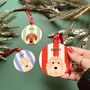 Candy Cane Christmas Dog Bauble, thumbnail 11 of 12