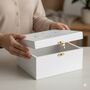 Personalised Gold Heart Memory Box, thumbnail 6 of 9
