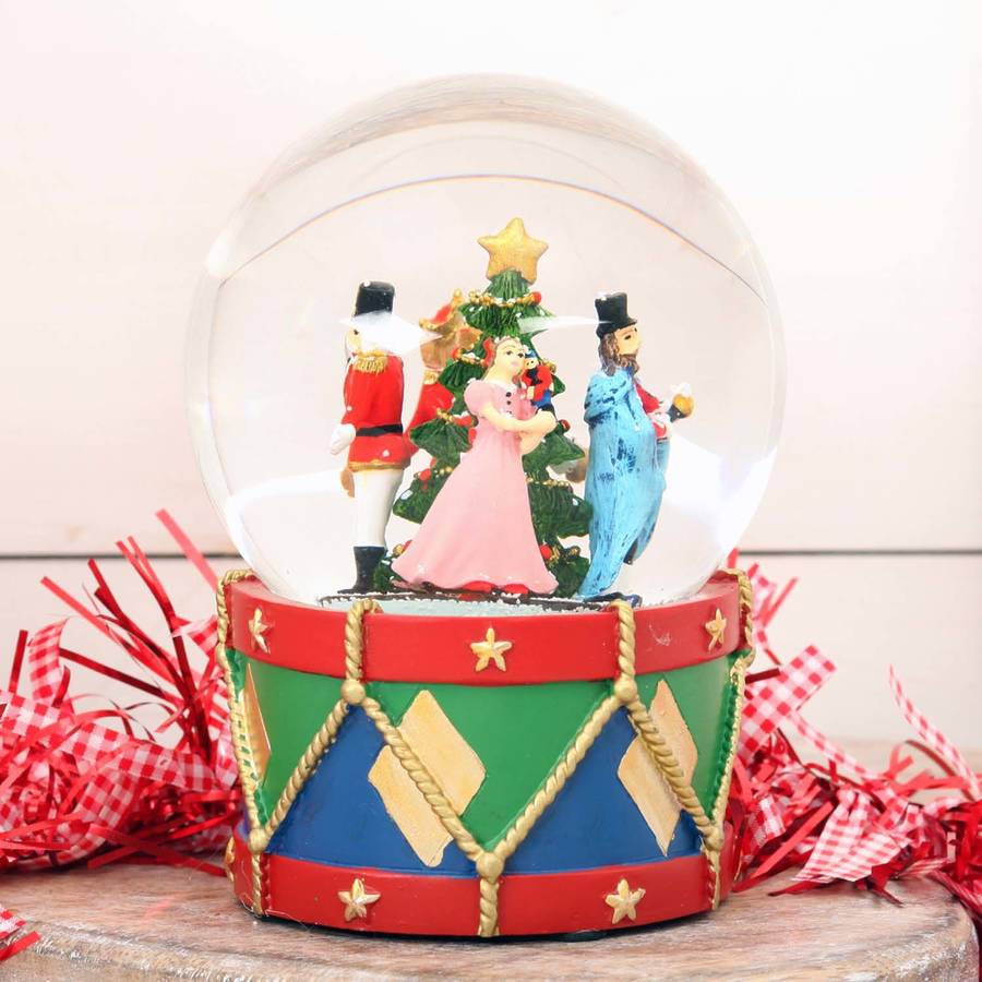 Christmas Nutcracker Musical Snow Globe Dome By red berry apple