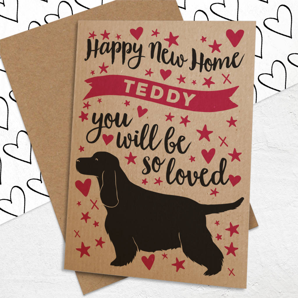 Happy New Home Card For Dogs By Well Bred Design