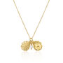 Gaia 18ct Gold Vermeil Oyster Shell And Pearl Necklace, thumbnail 5 of 9