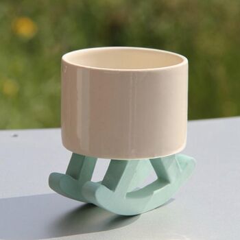 Handmade Rocky Chair Ceramic Whisky Cup, 6 of 6