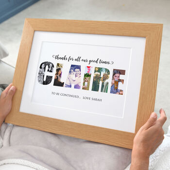 Personalised Photos Inside Name Word Art, 2 of 12