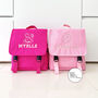 Small Personalised Kids School Flap Backpack, thumbnail 1 of 5