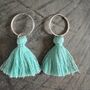Pair Of Pink Tassels For Jewellery Making, thumbnail 2 of 2