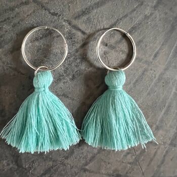 Pair Of Pink Tassels For Jewellery Making, 2 of 2