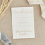 20 Gold Save The Dates Wedding Invitations, thumbnail 1 of 2