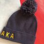 Father's Day Embroidered Personalised Woolly Hat, thumbnail 6 of 10
