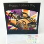 Fathers Day Card Laser Cut Hawaiian Shirt, thumbnail 6 of 6
