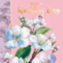Blossom Flower Wedding Card, thumbnail 2 of 3