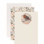 Christmas Letter Writing Set With Robin Design, thumbnail 7 of 8