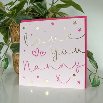 Starlight Love You Nanny Card, 2 of 2
