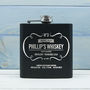Personalised Whiskey Vintage Style Hip Flask, thumbnail 2 of 2
