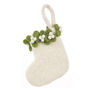 Handmade Mini Christmas Mistletoe Stocking Fair Trade, thumbnail 1 of 4