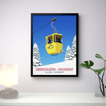 Oberstaufen Hochgrat Ski Resort Poster, 3 of 6
