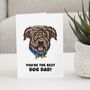 Personalised Airedale Terrier Dog Dad Card, thumbnail 1 of 12