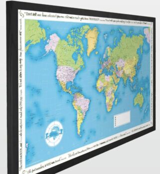 World Traveller Push Pin Map, 5 of 6